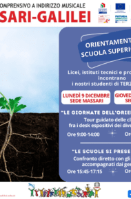 Orientamento in uscita – classi terze scuola secondaria